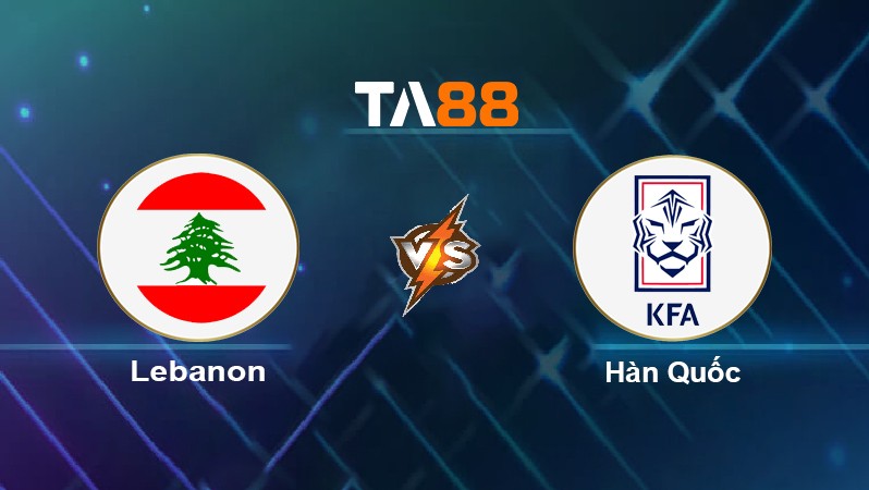 TA88 Soi kèo nhận định Lebanon vs Hàn Quốc, 19h00 ngày 27/01/2022